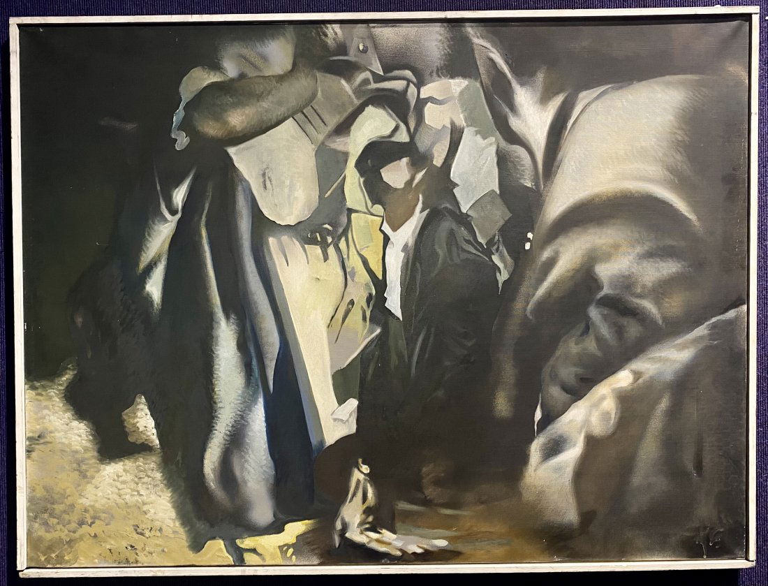 Abstract painting by Xavier Gonzalez (1 of 11)