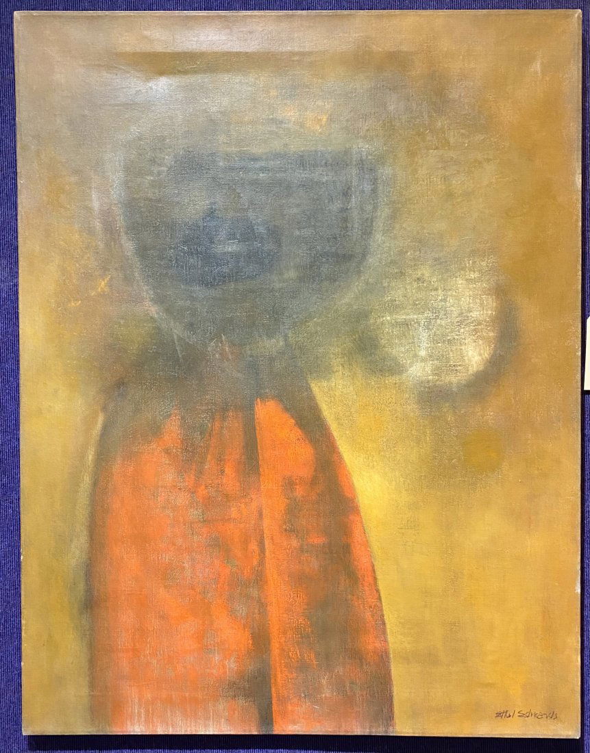 Ethel Edwards abstract painting, Wellfleet Man (1 of 8)