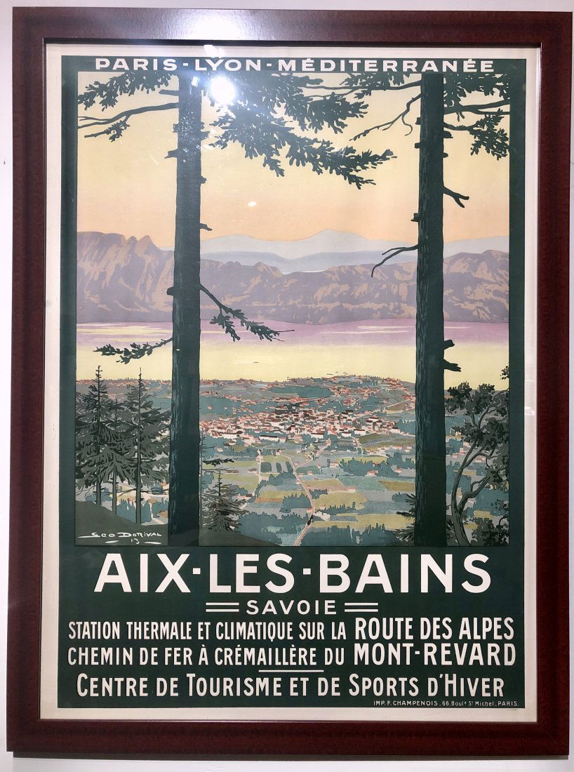 Geo Dorival poster, Aix les Bains, F Champenois (1 of 5)