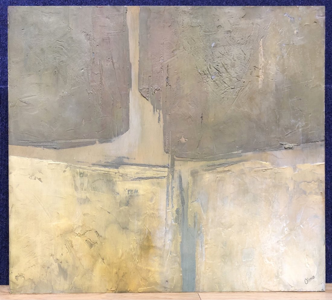 Abstract painting by Jose Manuel Olmo(Spanish XX) (1 of 8)