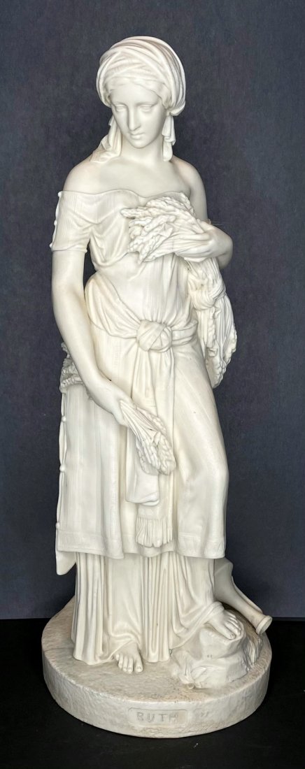Parian statue of Ruth by William Theed, c1880 (1 of 13)