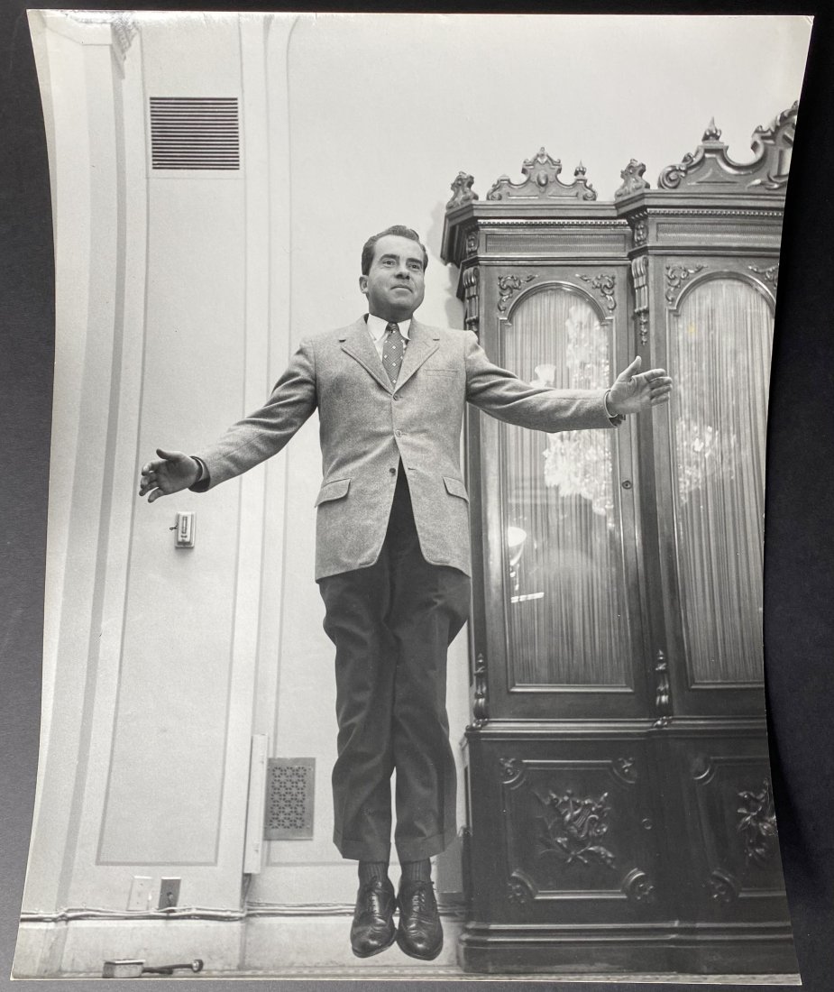 Photo by Philippe Halsman, Nixon Jumping, 1955 (1 of 3)