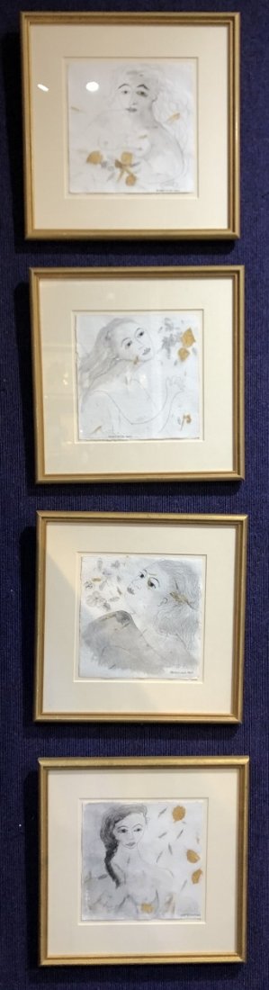 Set of 4 watercolors, Ernesto de Barcelona, 2004 (1 of 11)