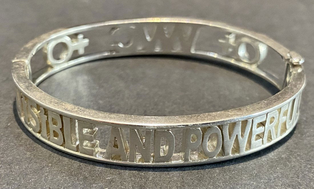 Sterling silver Feminist movement bracelet, Lois (1 of 8)