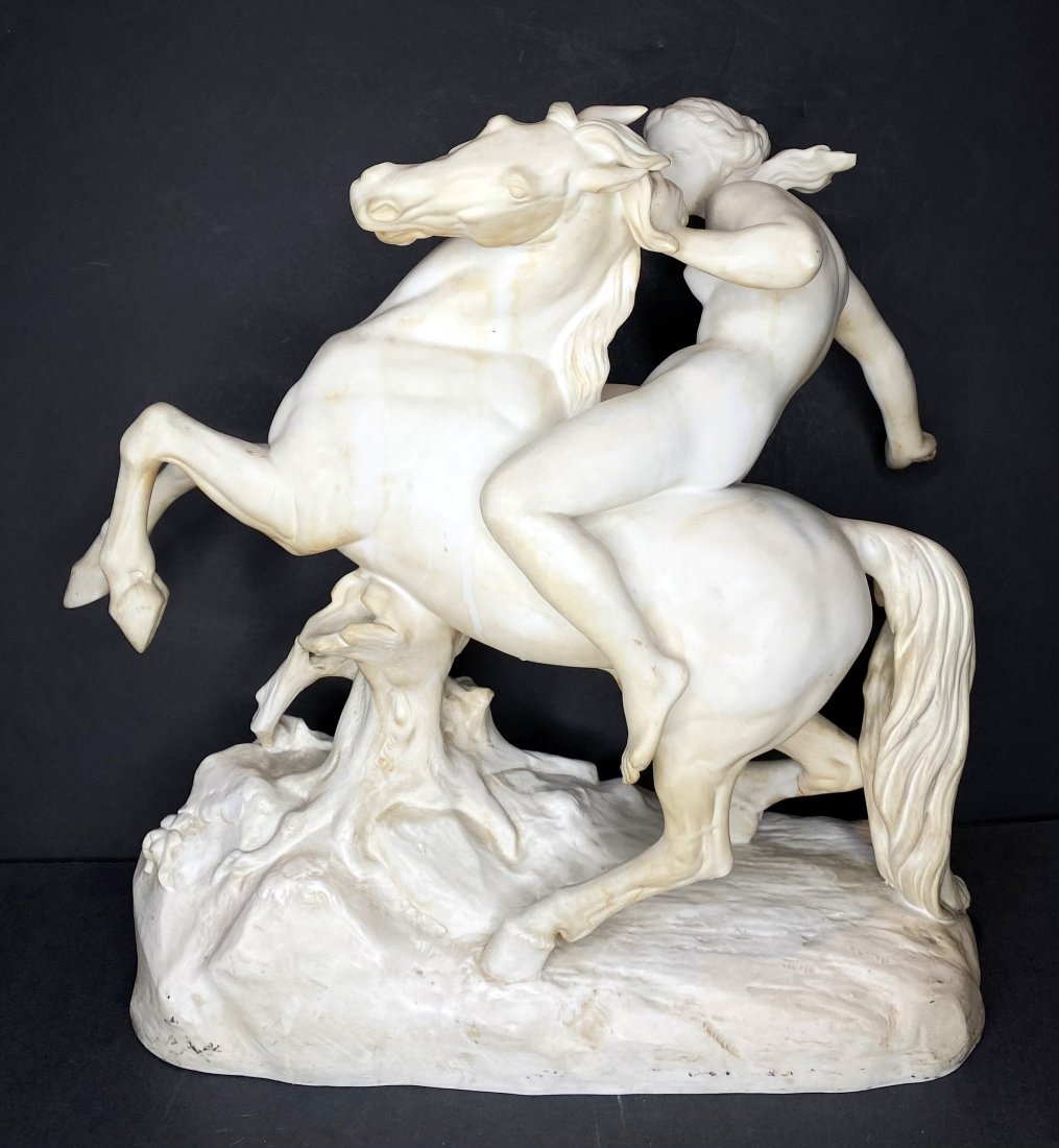Ceramic figurine of Amazon on horse, c1930 (1 of 17)