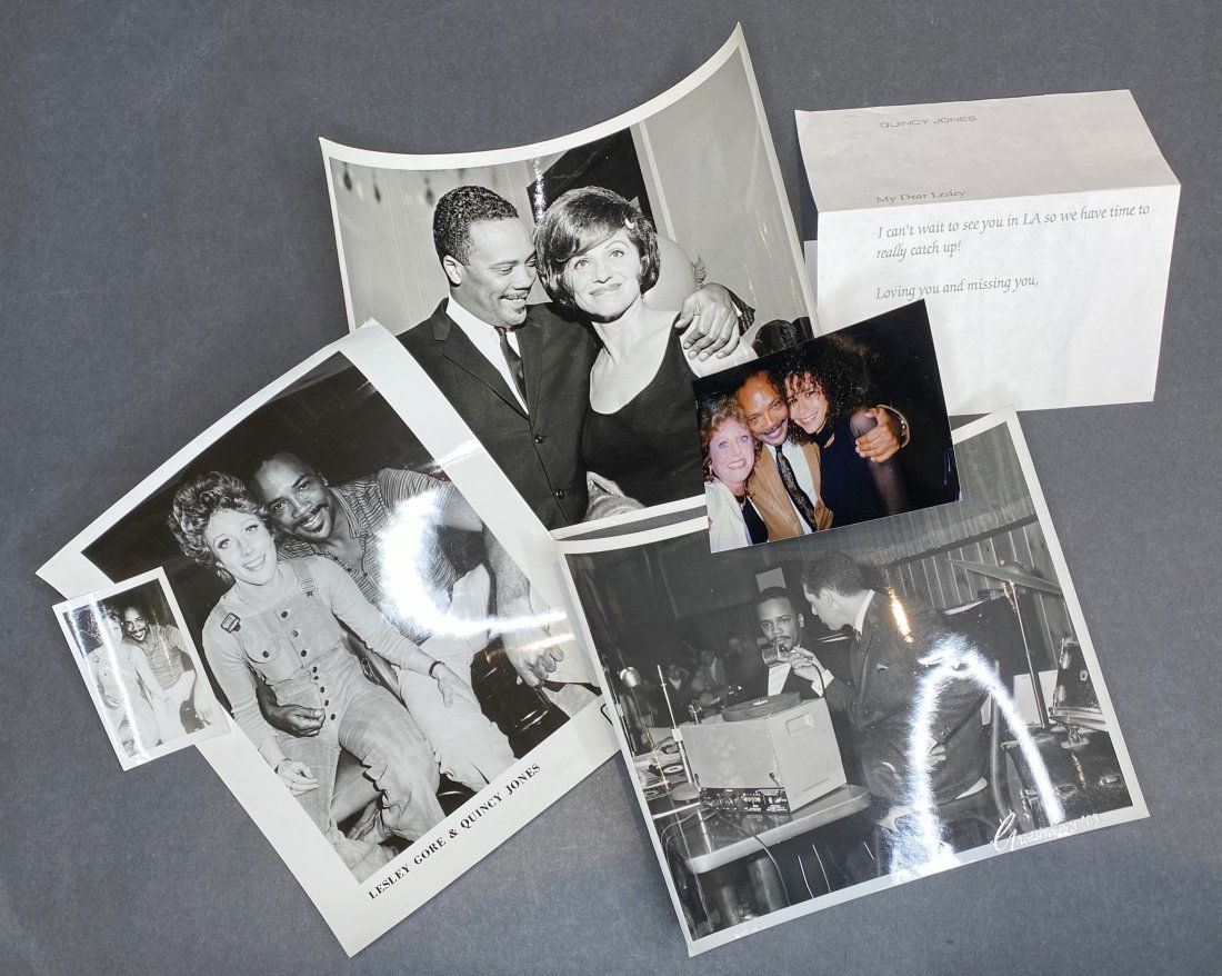 Five photos and note, Quincy Jones (1 of 10)