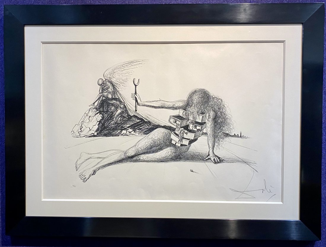 Salvador Dali lithograph: Drawers of Memory (1 of 10)