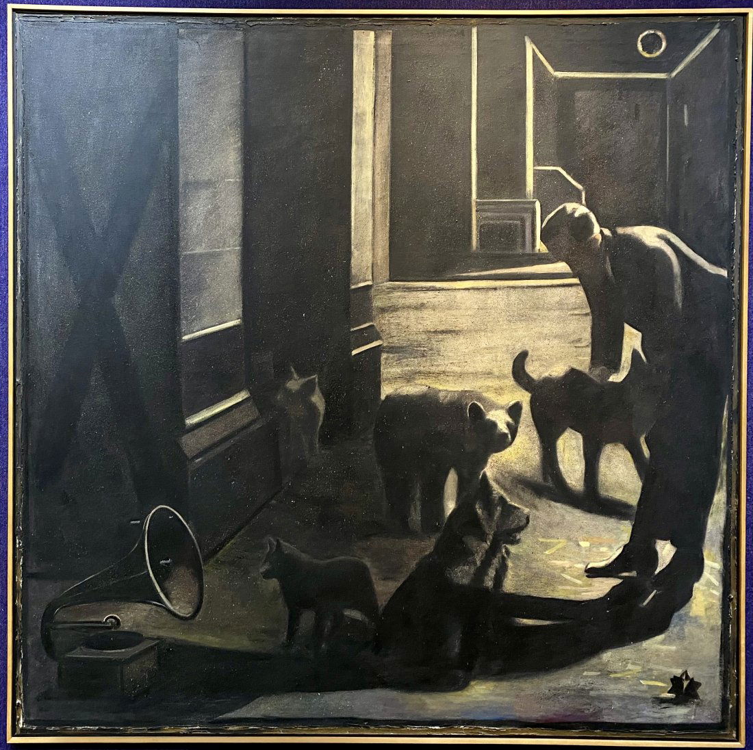 Large painting by Barbara Sandler, The Saint, d1986 (1 of 9)