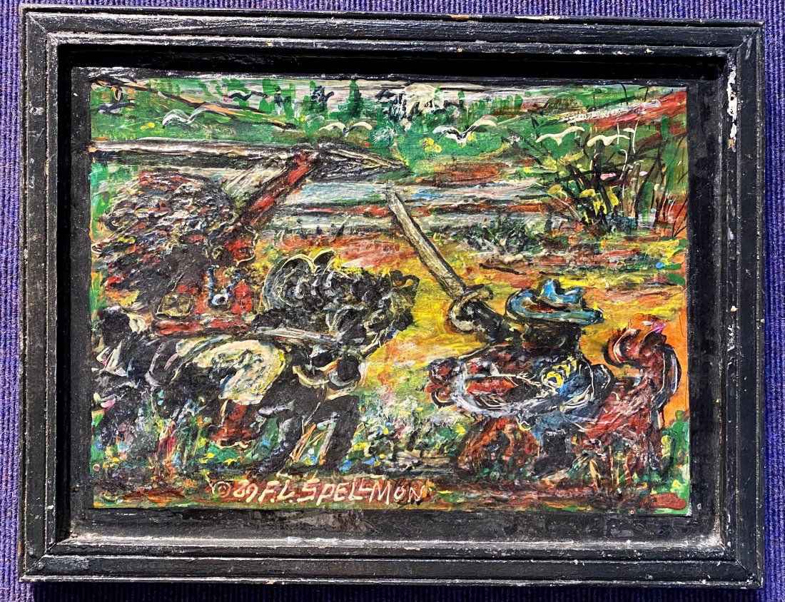 Ptg by Doc Spellmon, Two Iron Men:Black Seminole d1989 (1 of 7)