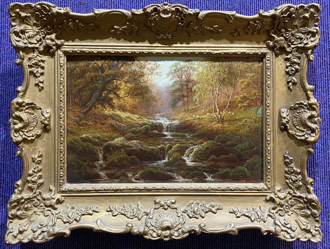 Painting,William Mellor, Bolton Woods, Yorkshire,c1880 (1 of 5)