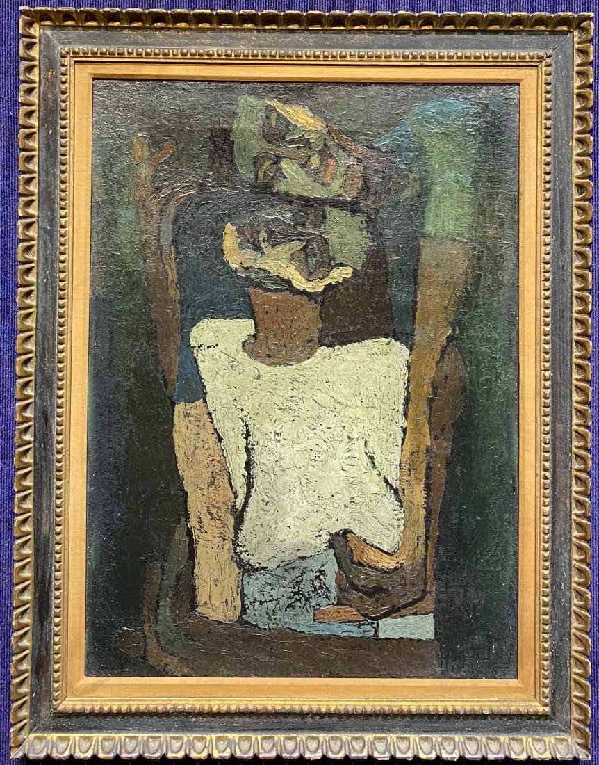 Painting by Joseph Battaglia, Lovers, d1948 (1 of 8)