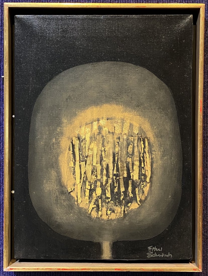 Painting by Ethel Edwards, Fan for Moon, 1965 (1 of 5)