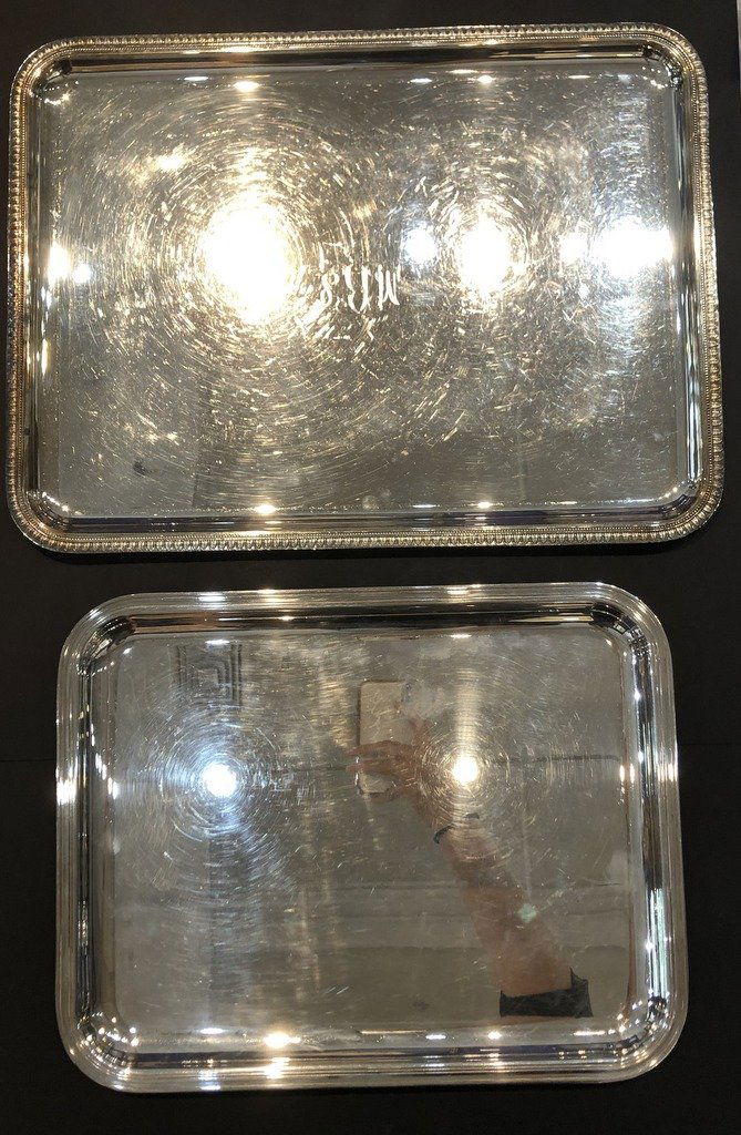 Two Christofle silver plated trays (1 of 9)