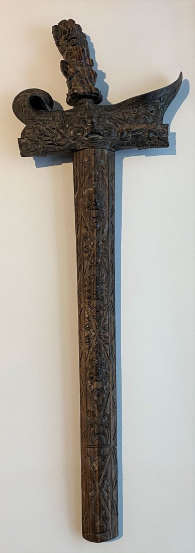 Indonesian wood tool in sheath (1 of 10)