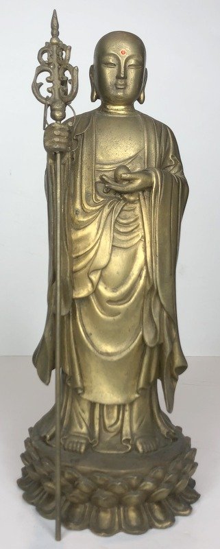 Standing bronze deity (1 of 7)