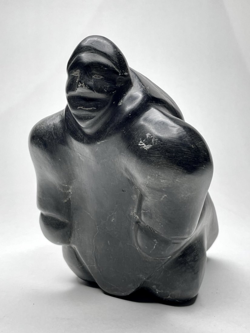 Small Inuit figural sculpture (1 of 5)