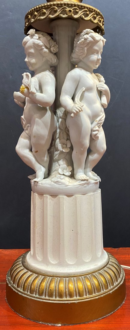 Three Putti bisque lamp (1 of 13)