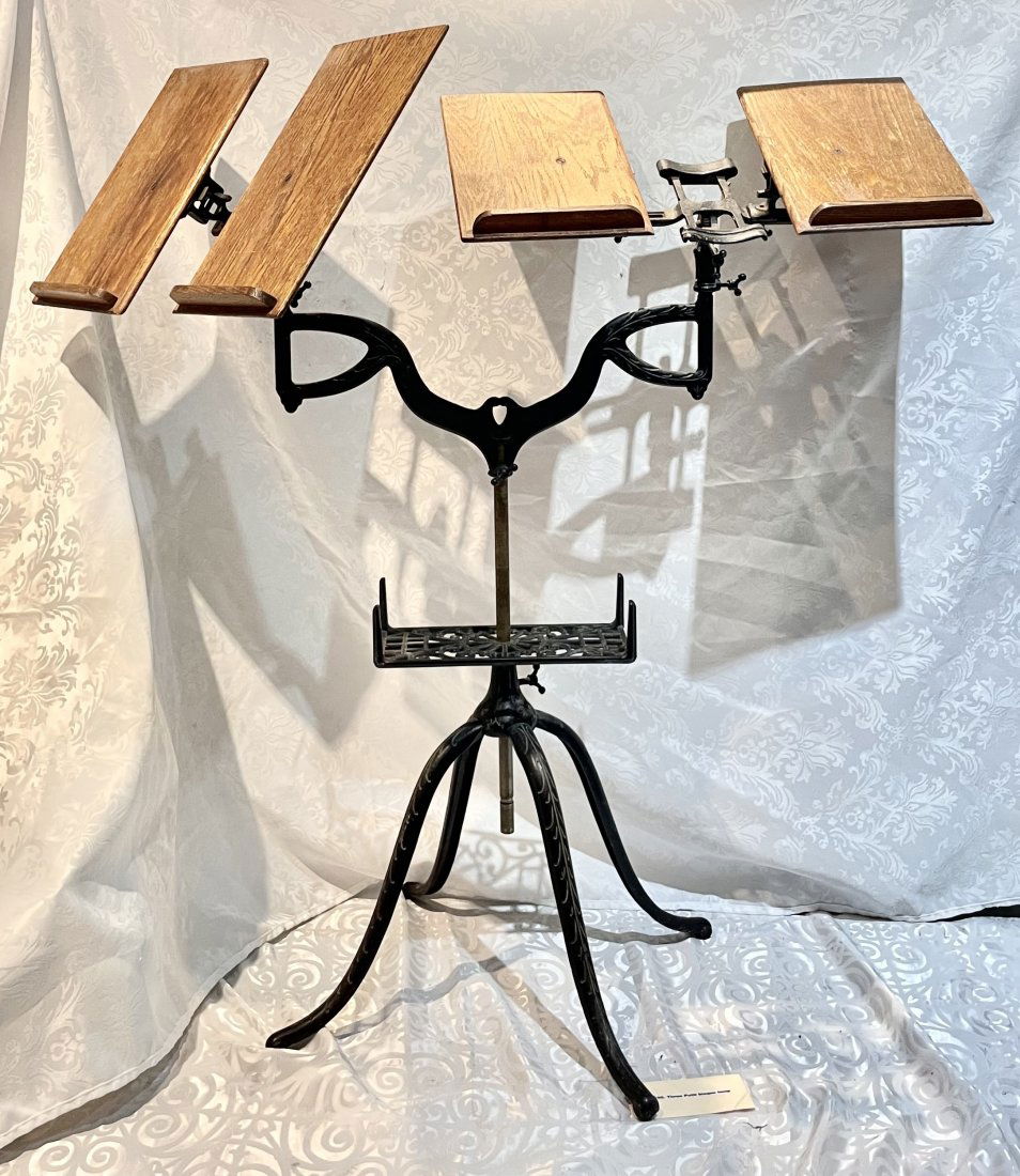 Columbia dictionary stand by Josiah Anstice & Co, c1892 (1 of 10)