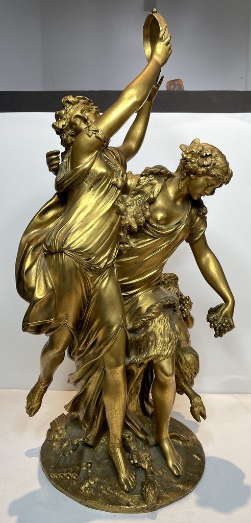 Finely cast gilt bronze after Clodian, 1862 23 inches (1 of 16)