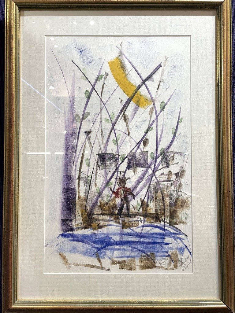 Monoprint by Patricia Richardson dated 1993 (1 of 7)