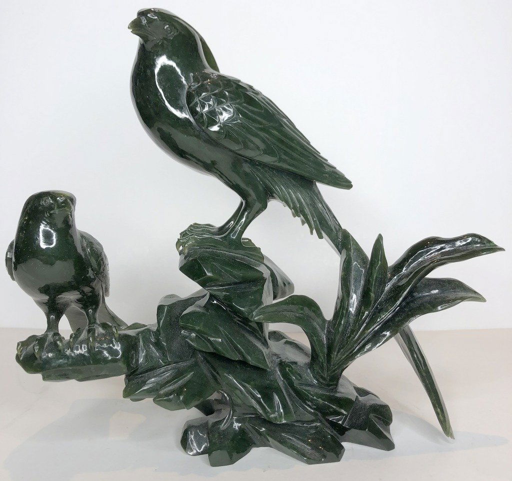 Chinese jade bird group(smaller beak with nick) (1 of 8)
