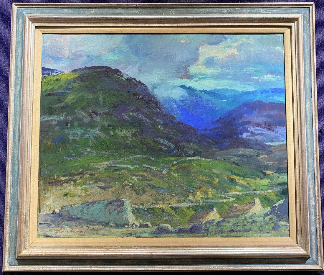 Landscape painting by Lucile Howard, c.1925 (1 of 8)