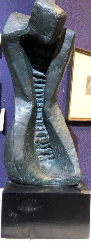 Bronze by Abel Vasques Hernandez, Resignacion (1 of 8)