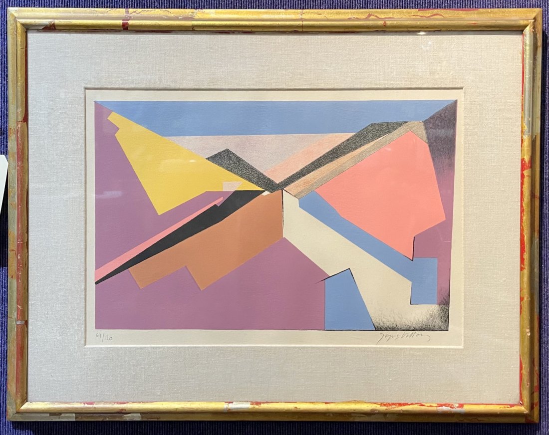 Coursiers,abstract lithograph by Jacques Villon(1958) (1 of 6)