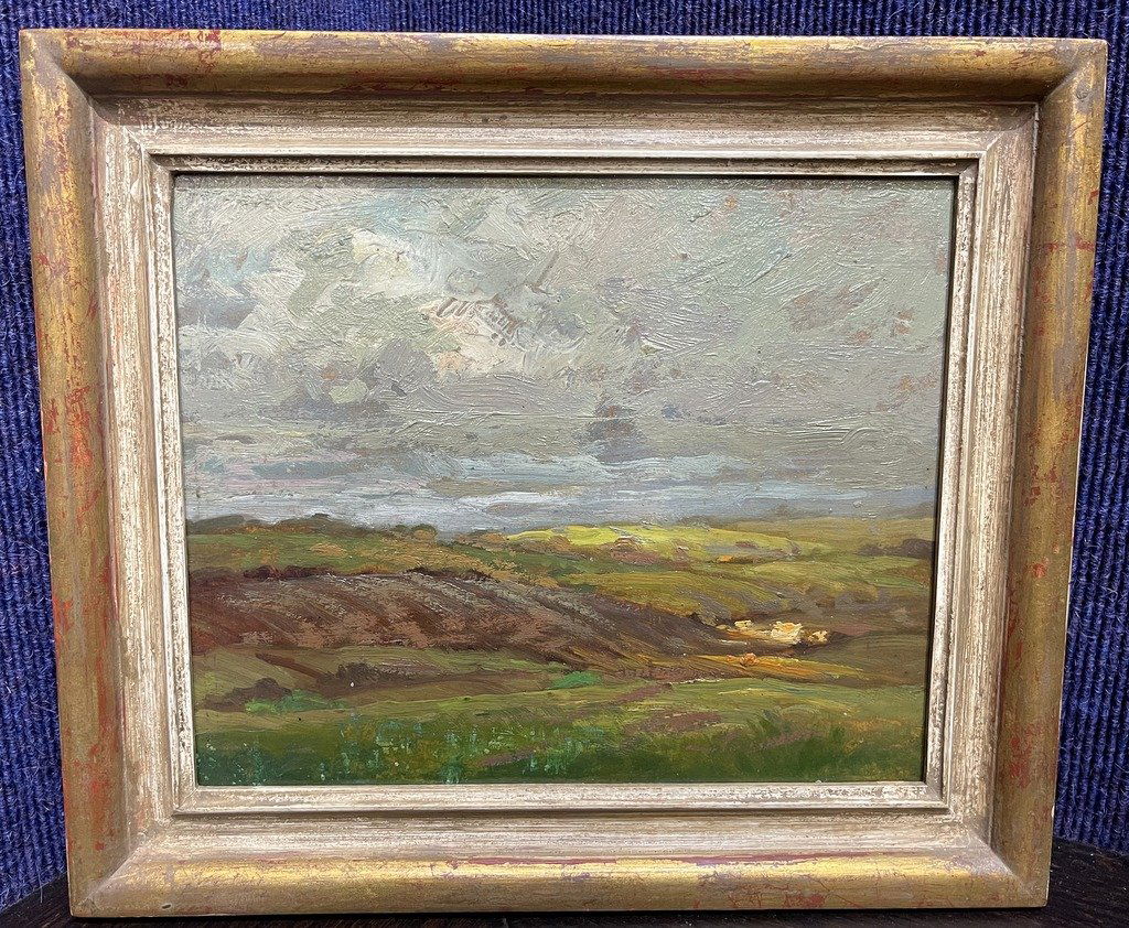 Painting of Artisan fields, prob by Lucile Howard (1 of 7)