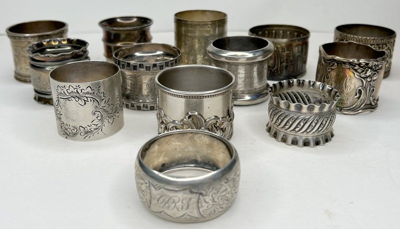 Miscellaneous napkin rings (1 of 7)