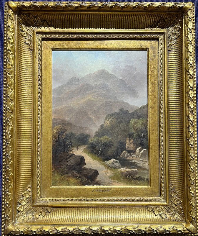 19th century painting of mountains, Joseph Horlor (1 of 7)