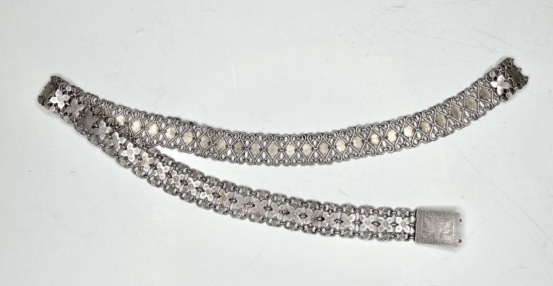 Third World silver belt buckle, 9.13 ozt (1 of 5)