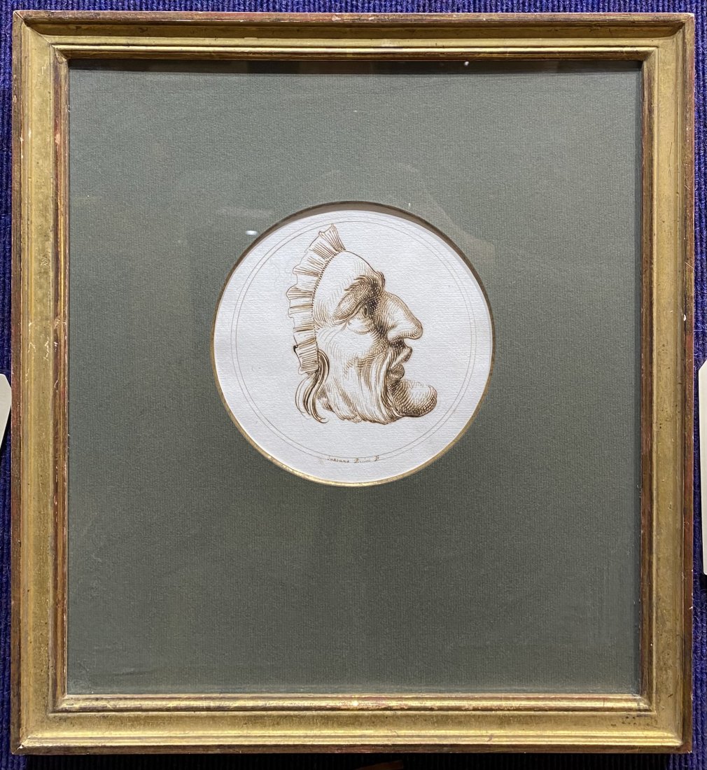 18thc Neoclassical drawing by Gaetano Piccini, c1730: 18thc Neoclassical drawing by Gaetano Piccini (Rome, active in early 18thc), c1730 15.5 inches by 14.5 inches with frame, 6 inches by 6 inches without frame Signed: Gaetano Piccini F Similar examples 