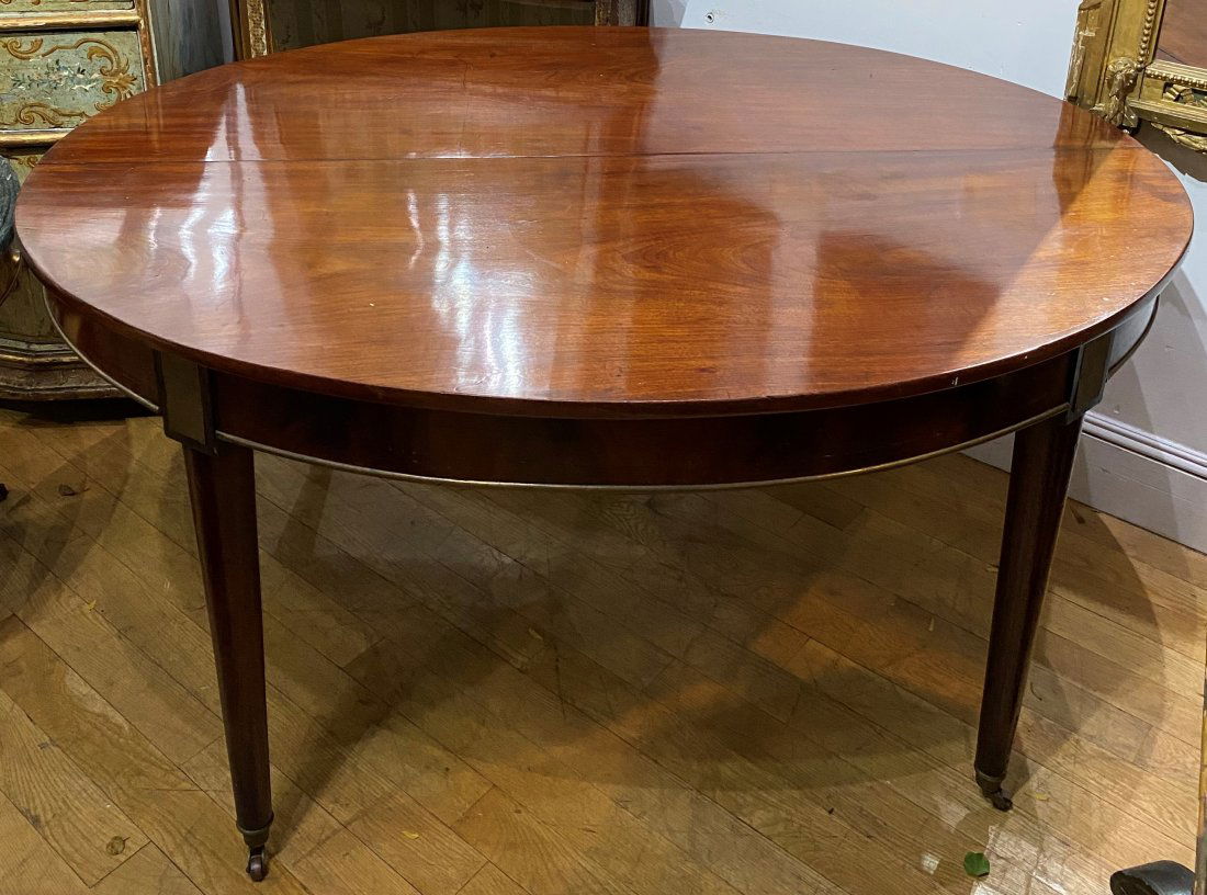 Mahogany Regency style dining table, c1840 (1 of 11)