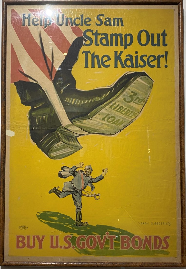 WWI gov. bond poster by Harry S. Bressler, c1918 (1 of 4)