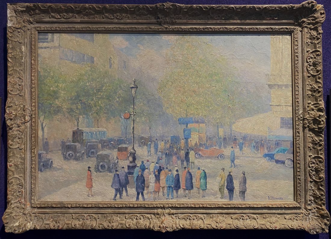 Painting of Paris street by Gail Sherman Corbett (1 of 7)
