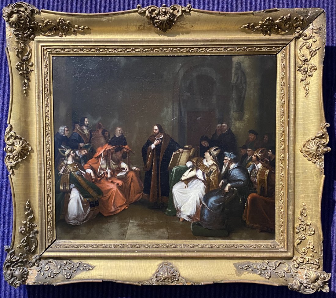 Painting of Jan Hus at Constance after Karl Lessing (1 of 9)