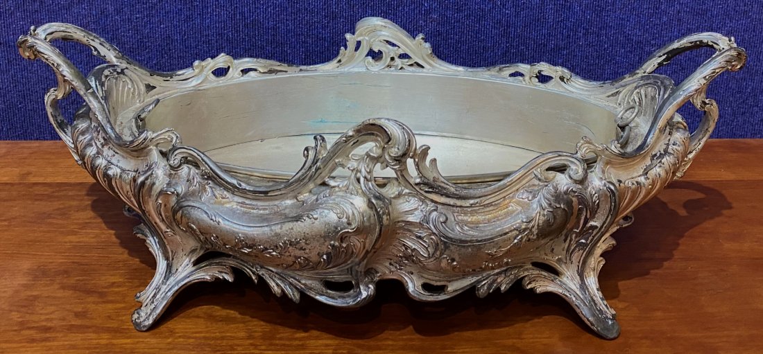 Silver plated French centerpiece, c1880 (larger) (1 of 11)