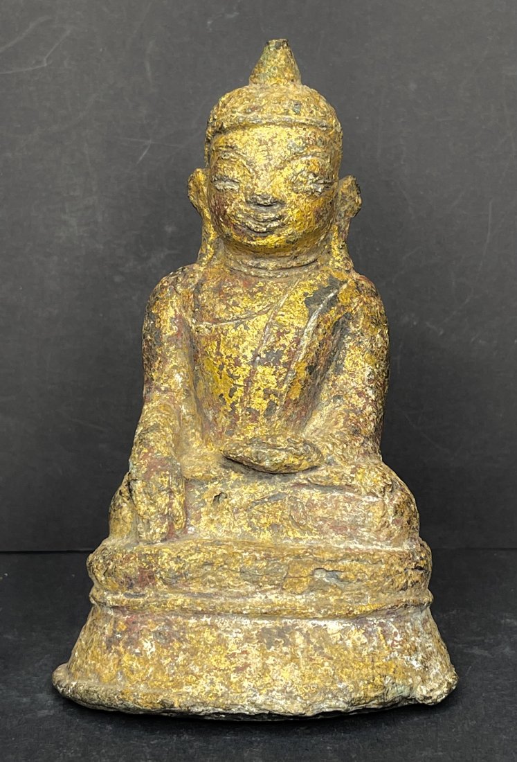 18thc Burmese bronze Buddha (1 of 7)