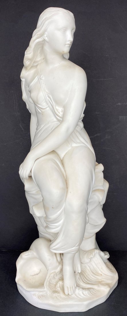 Parian sculpt. after John Bell, c1860, Miranda (1 of 10)