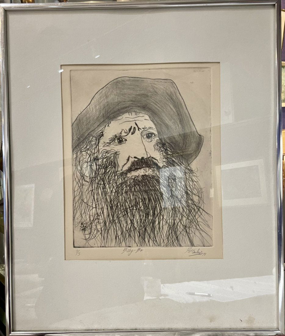 Etching by D. McCauley, Billy-Bo, d1979 (1 of 8)
