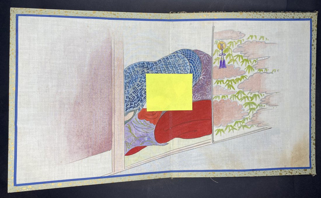 Japanese Shunga pillow book, early 20thc (1 of 11)