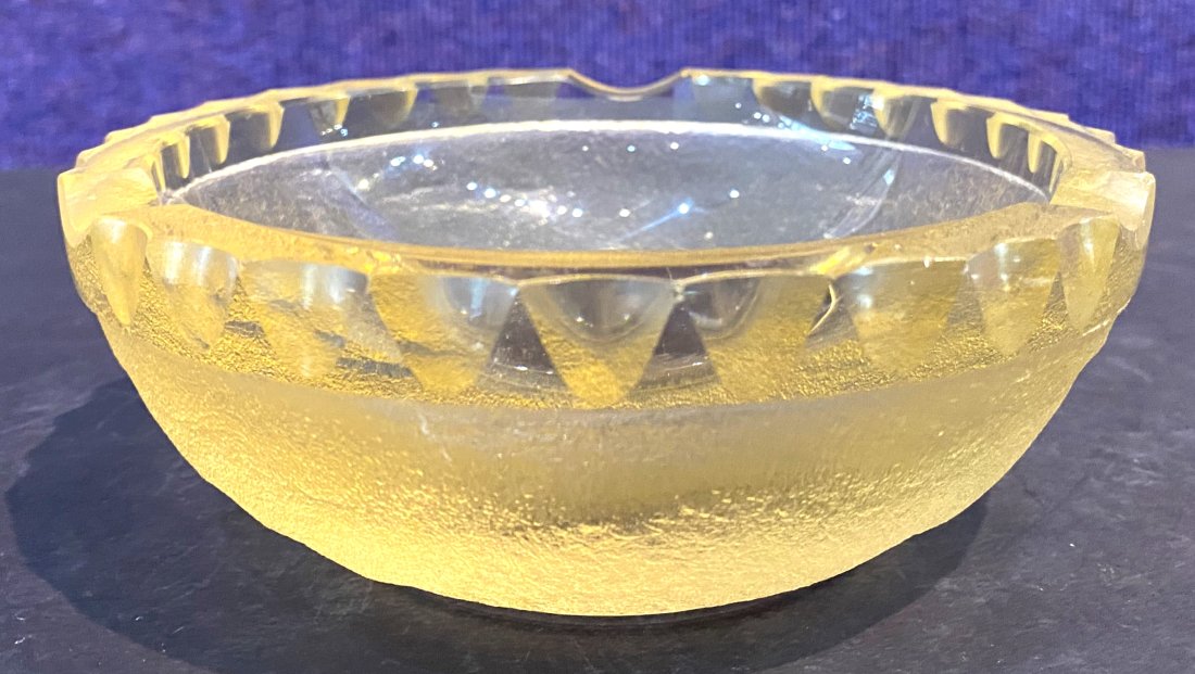 Daum Nancy bowl, circa 1930 (1 of 5)