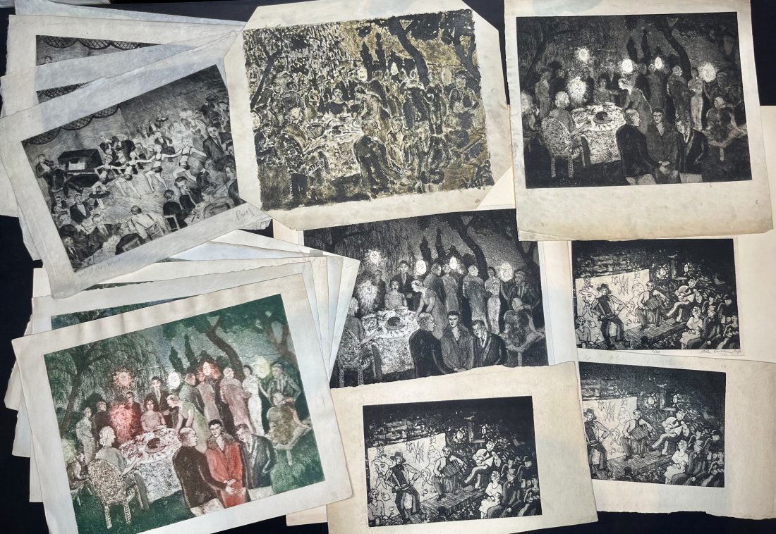 Eighteen original prints by Stella Drabkin, Celebrations (1 of 11)