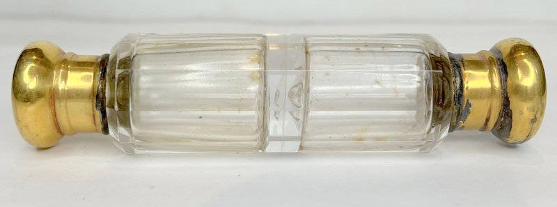 Double scent bottle, c1880: Double scent bottle, c1880Length: 5.5" long