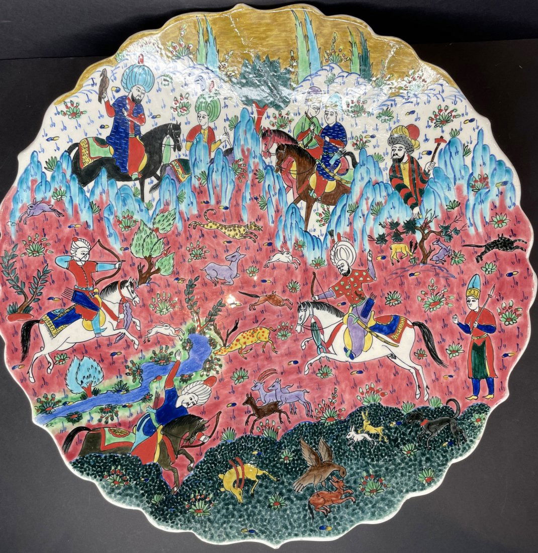 Turkish ceramic charger by Elsam Akdeniz Gini (1 of 15)