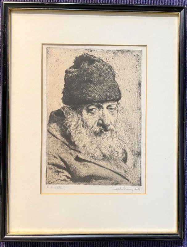 Etching portrait by Joseph Margulies, c1945 (1 of 9)