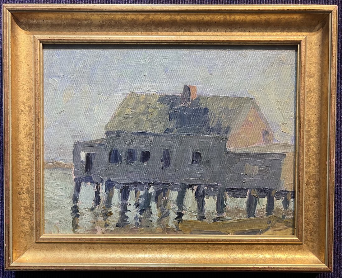 Painting by Edmund Sauter, Cape Cod, c1940 (1 of 5)