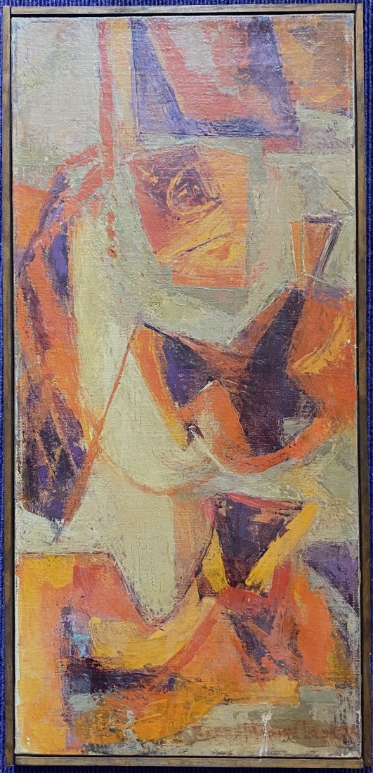 Encaustic painting by Grace Martin Taylor, Swaying,1959 (1 of 11)