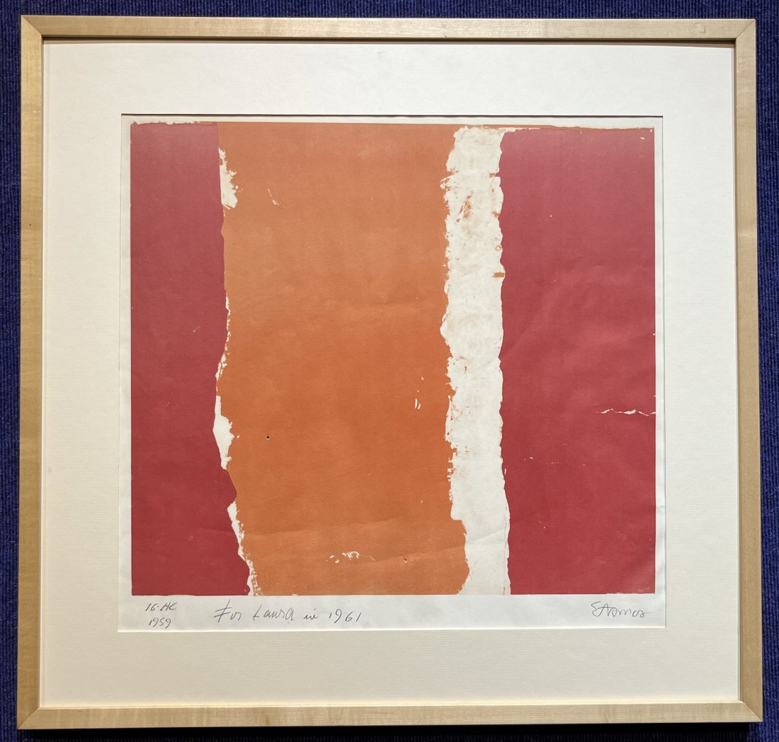 Abstract serigraph by Theodoros Stamos, 1959 (1 of 8)